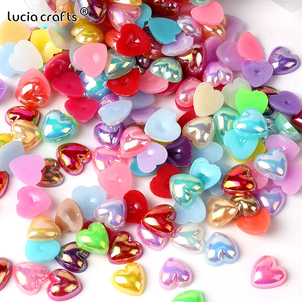 8/10/12mm AB FlatBack Pearl Beads  Love Gule On Rhinestones For DIY Nail Art  Garment Decor I0828