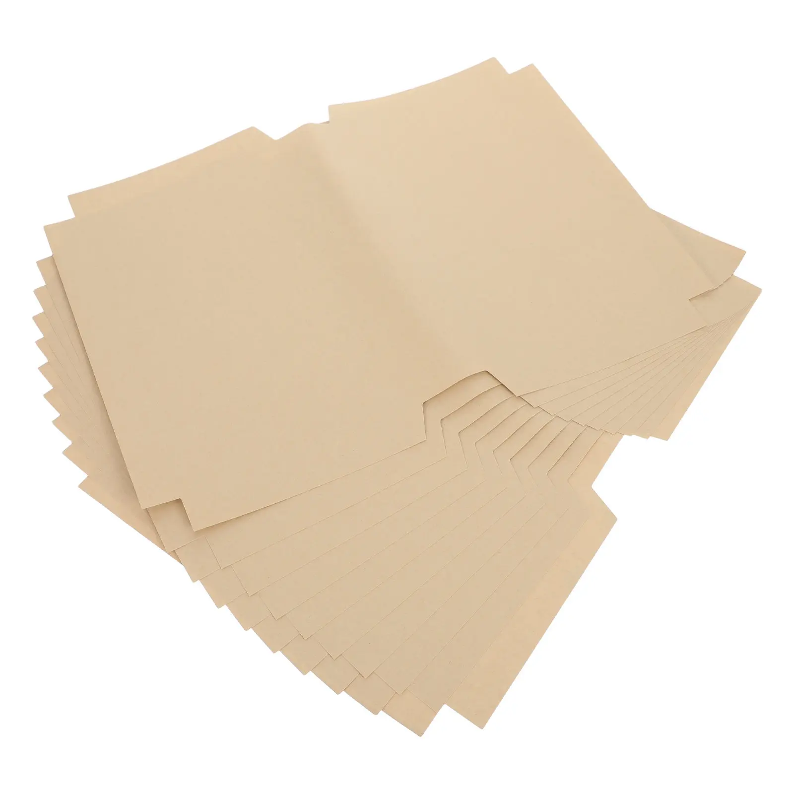 10Pcs Self-Adhesive Book Cover Kraft Paper Retro Protective Sleeve for School Textbook Hardcover Paperback Dustproof Label