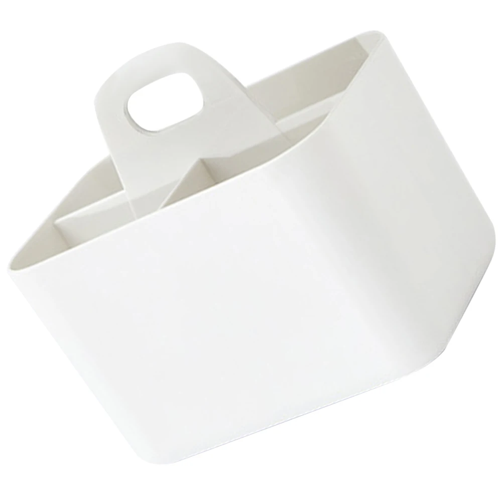 Cesta de Armazenamento para Banheiro de Grande Capacidade, Organizador Compacto de Plástico PP para Chuveiro, Banheiro, Cozinha, Despensa, Armário e Área de Lavanderia