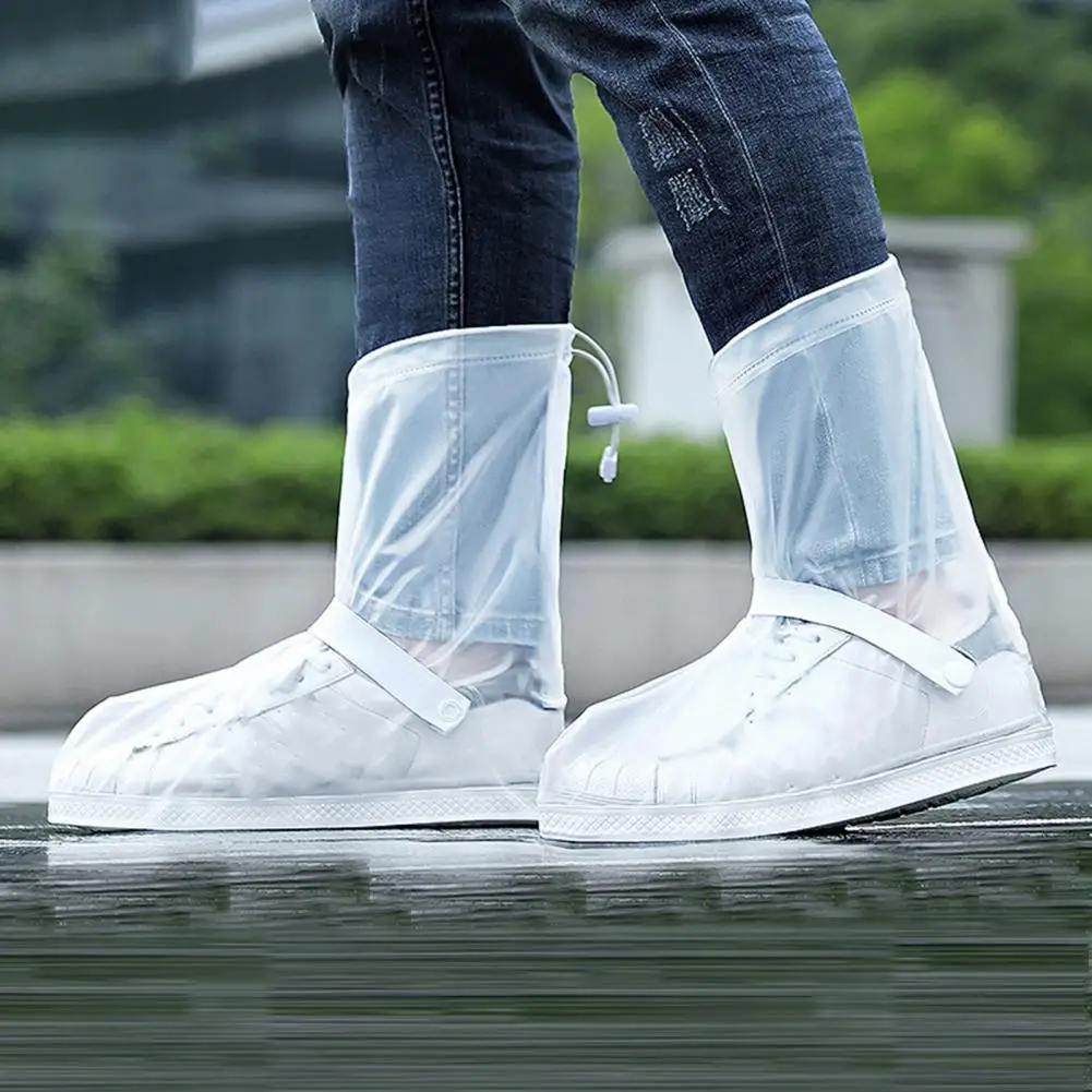 1 Pair Shoe Covers  Useful Unisex High Tube Rain Boot Covers Protectors  Reusable Rain Shoe Covers