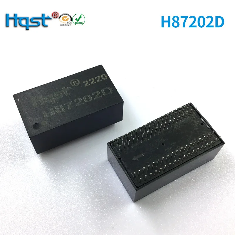 H87202D/HST-72002DR DIP72P/1000M Gigabit four port /No RC  LAN/Ethernet Pulse/isolation/filter/ transformer in Switch/router PCB