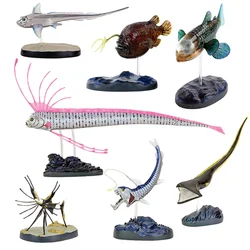 Miniature pvc model deep sea fish