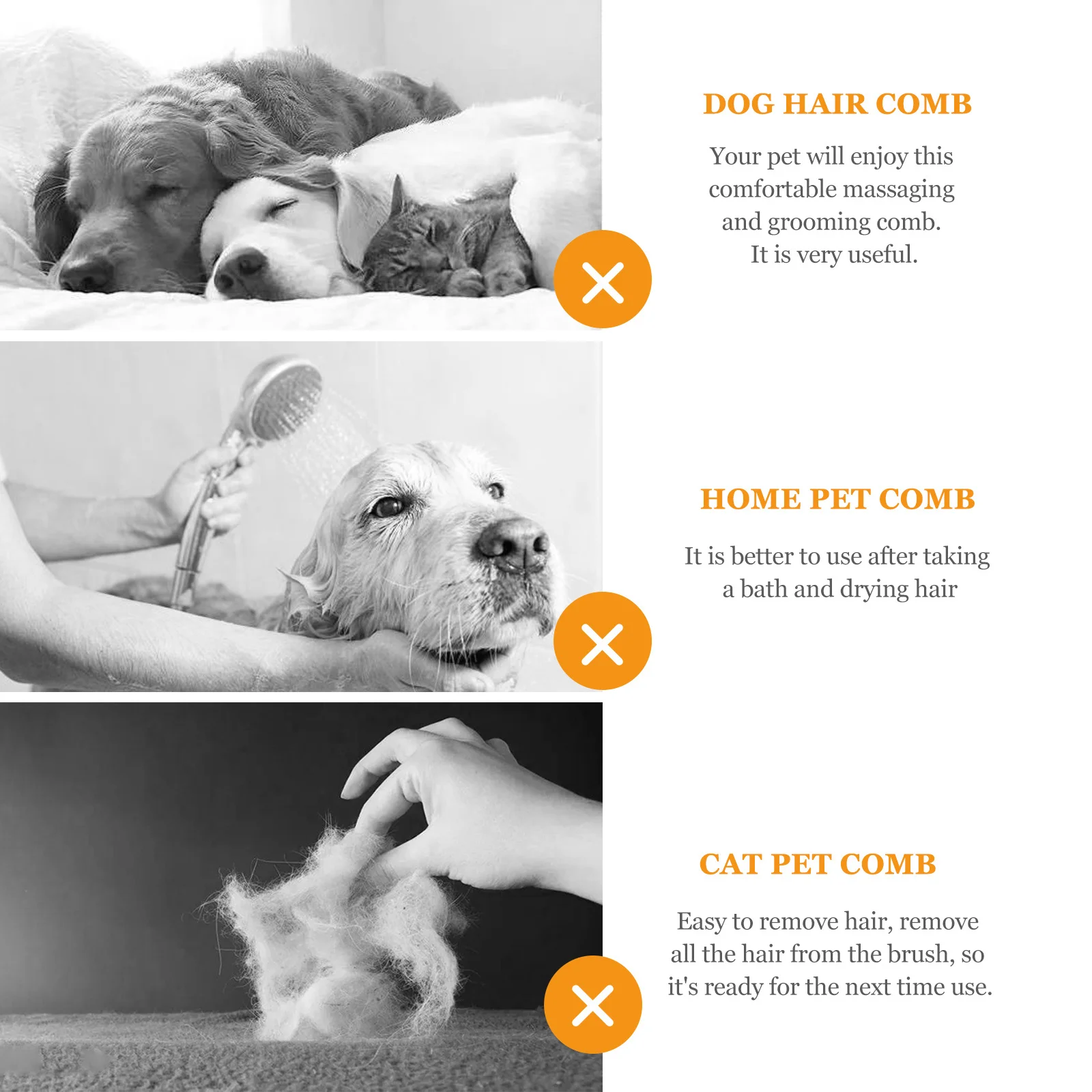 الملونة قوس قزح الحيوانات الأليفة مشط الانحناء موجة دبوس تصميم مقبض الخشب للكلاب جرو أداة تهذيب الشعر متشابكة عقدة وبر مزيل مريحة