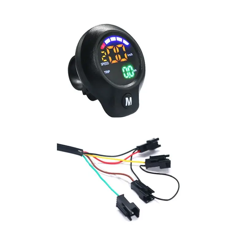 NEW HOT In Stock-Ebike Throttle Bicycle Digital Display Easy To Install Good Compatibility Mileage Speed Measurement Voltage Dis
