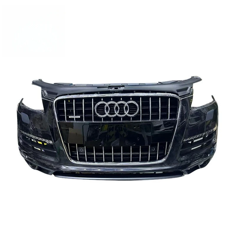

Автомобильный бампер для Audi Q7, бампер, радиатор, капот двигателя, решетка стоп-сигнала, передняя губа бампера, передняя лицевая панель в сборе