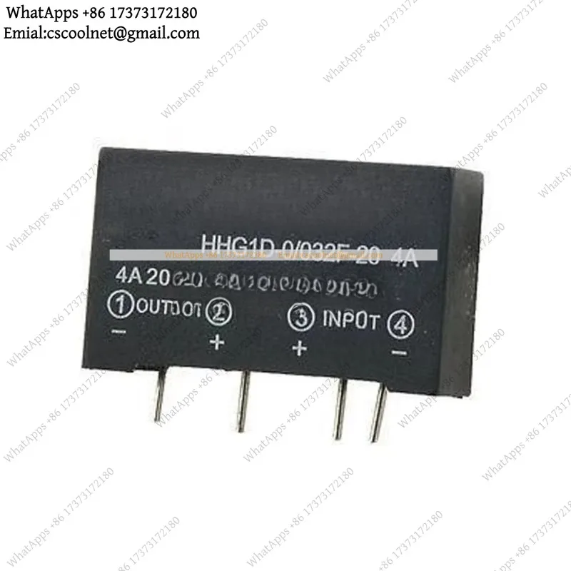 k06 PCB 4 Pin SSR Solid State Relay 3-32V DC In 200V DC Out 4A HHG1D NNG1D-0/032F-20