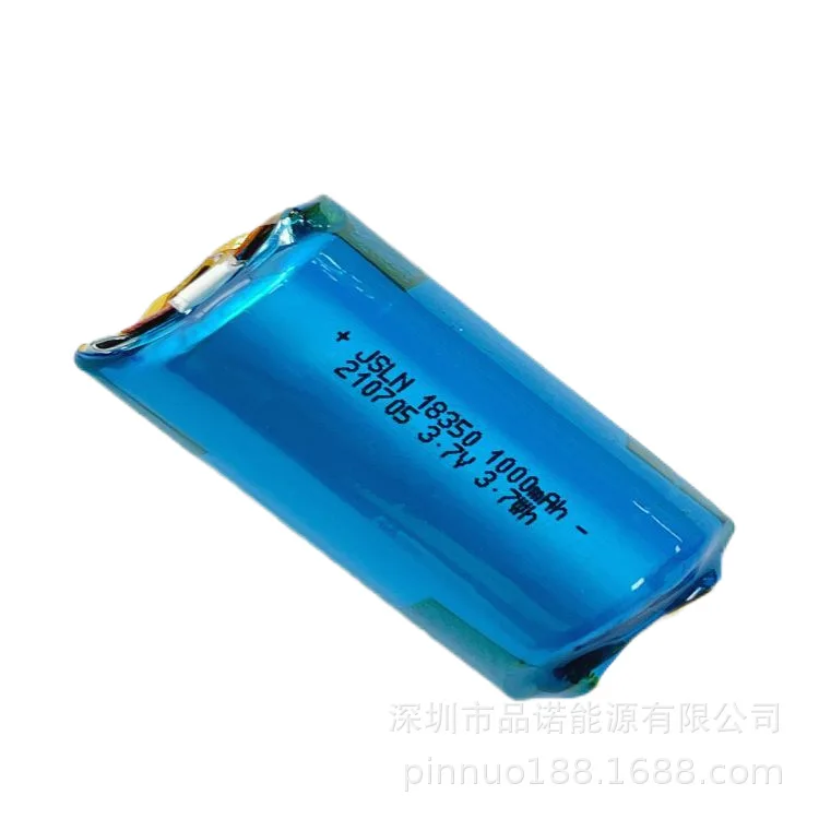 High rate lithium battery 5A discharge pure cobalt material 18350 1000mah 18330 920mah electronic toy with protective board soun