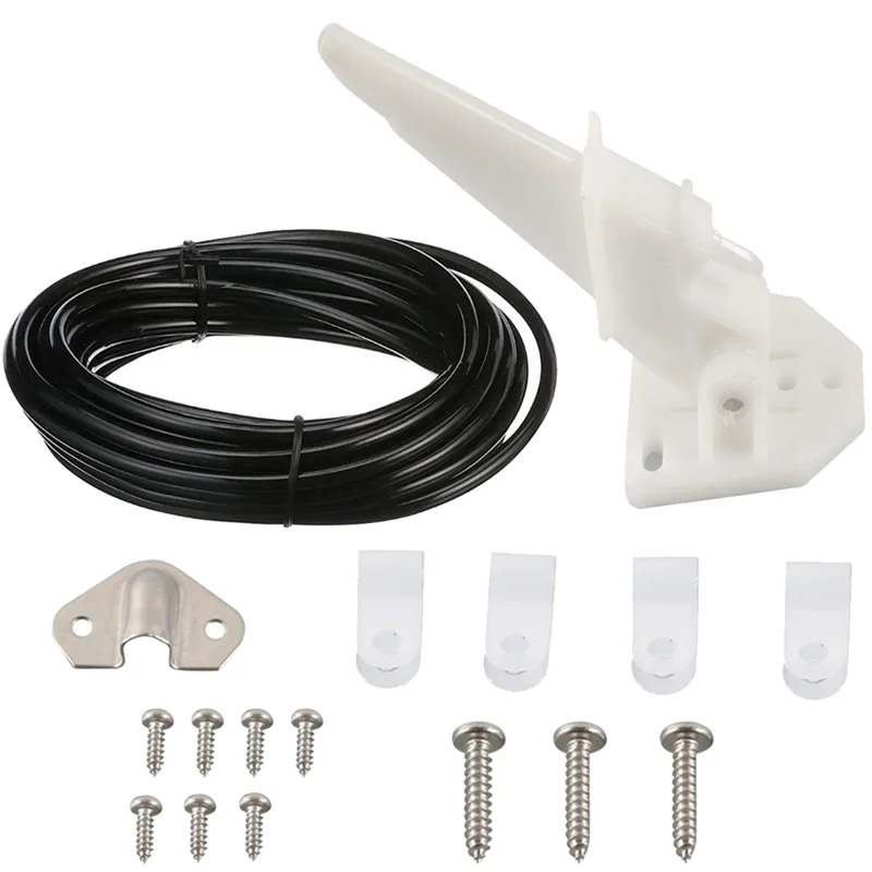 

Портативный расходомер для морской яхты для гидравлического спидометра 20 футов (6 м) трубка из ПВХ с зажимами, зажимами и винтами 40GF