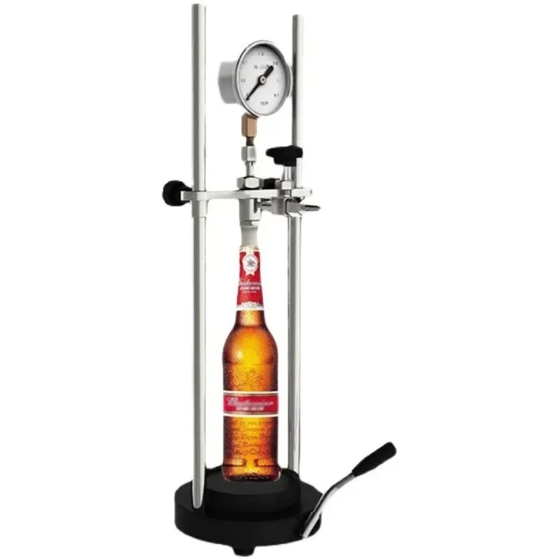 Portable Digital Carbonated Beverage Analyzer Beer CO2 Air Content Tester with Dial Pressure Gauge for Brewing Quality