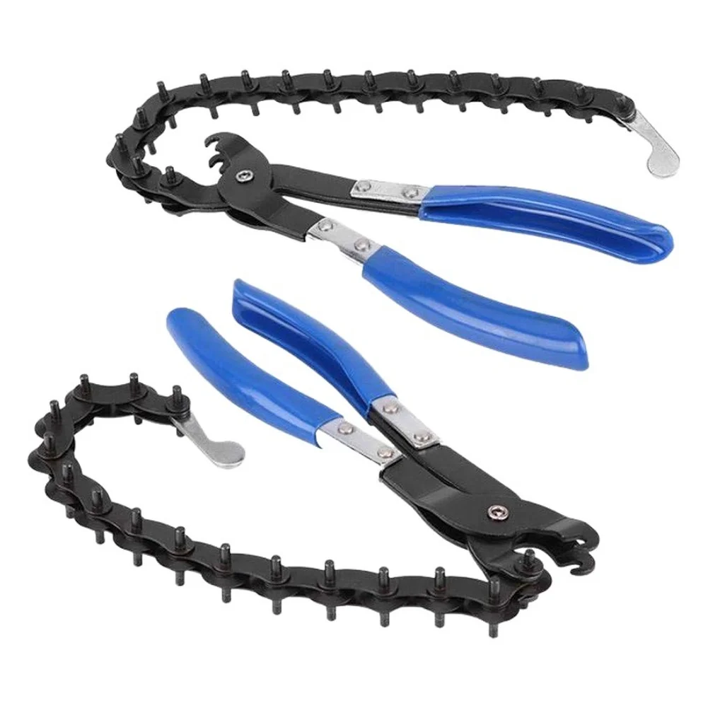 15 Blade Exhaust Pipe Cutter Chain Type Tool Locking Pliers For Steel Copper PVC Pipes 19-82 Rolling Blade PVC Cutter Pliers