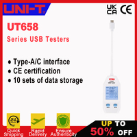 UNI-T UT658C UT658B UT658D Electric USB Voltage Safety Tester Voltmeter Amperemeter Charger Capacity Meter Volt Current Doctor