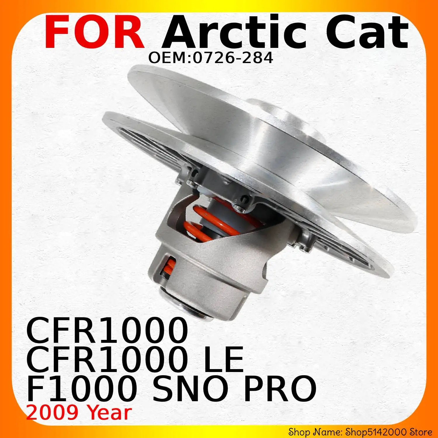 Secondary Driven Clutch OEM 0726‑284 For Arctic Cat CFR1000 CFR1000 LE F1000 SNO PRO 2009 Snowmobile Replacement Clutch Assembly