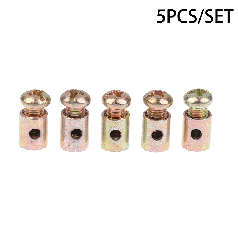 New 5Pcs/set Solderless Cable Nipples 3mm Throttle Choke Choke End Kits Corrosion Proof Car Motorcycle Scooter Accessories