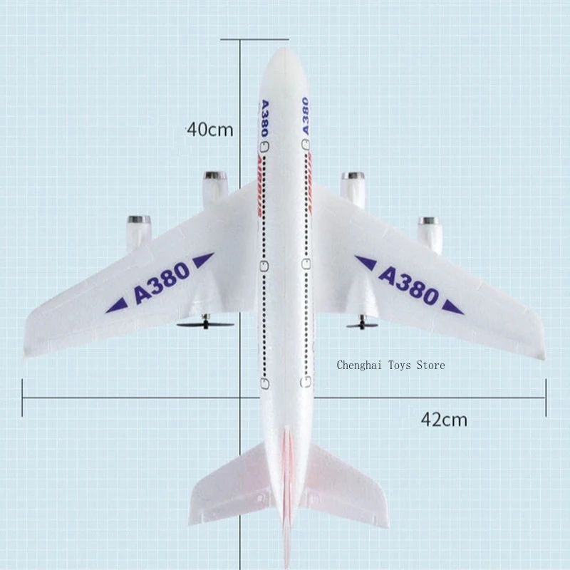 Modèle d'avion Airbus A380 RC, 2.4G Partners Wing Boeing 747, avion télécommandé, extérieur, jouets d'avion pour enfants, garçons