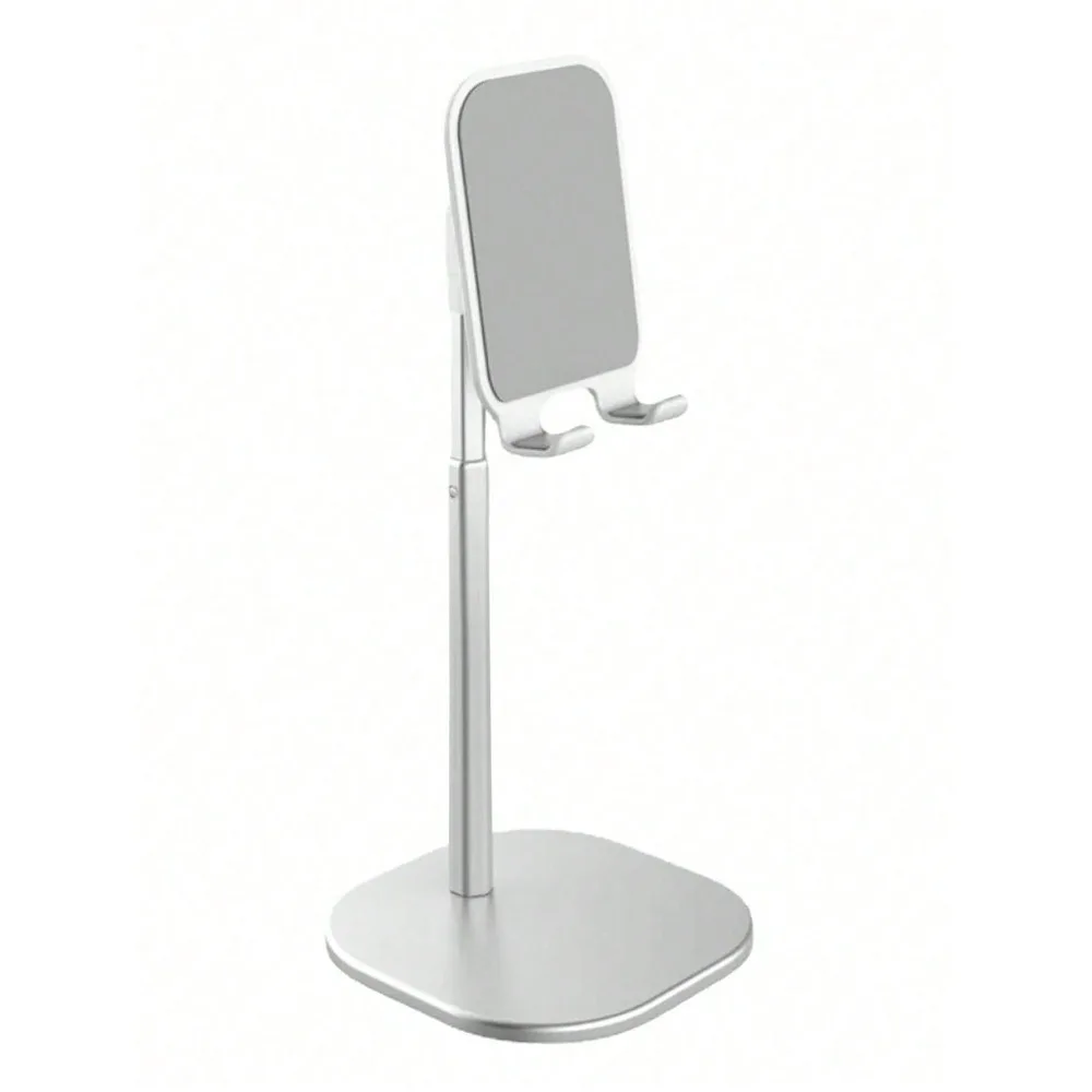 

1pc Adjustable Metal Slouchy Phone/Tablet Desktop Stand, Multi-Angle Holder For Live Streaming Compatible With IPhone, Android Phone, Gift For Birthday, Family, Friends For Office, Dorm And Home Use Gifts Birthday Home Dorm Office 360 Degree Rotating Phon