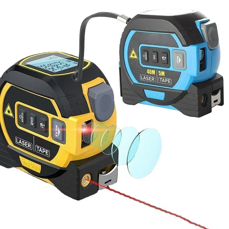 Imagem -06 - Medidor de Distância a Laser Digital Handheld Infrared Range Finder Display Lcd Telêmetro Fita de Medição Régua em 5m 60m