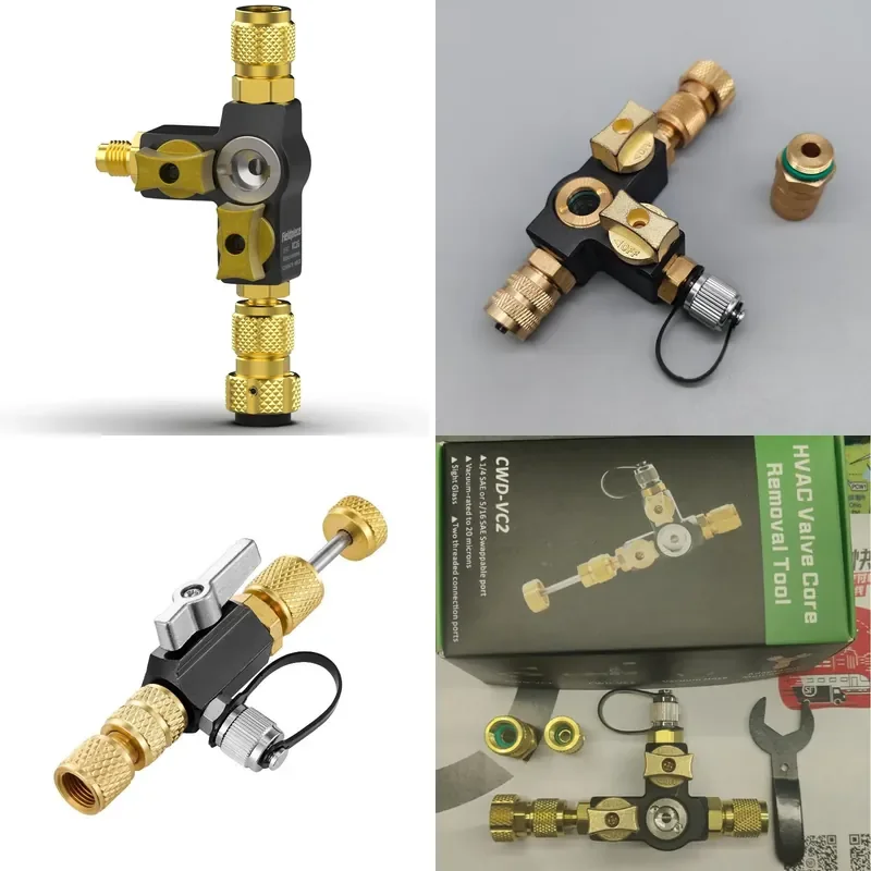 Factory Direct 3/4 NPT Copper Fittings Upgraded 1/4 and 5/16 Visual Spool 2 Fire Three Piece Set