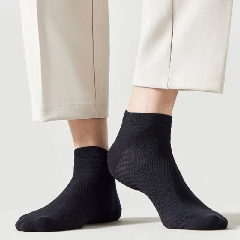Men's socks large-sized thickened oversized extra-large 43-48 cotton socks Solid Color Simple Funny Fashion short sock Wholesale