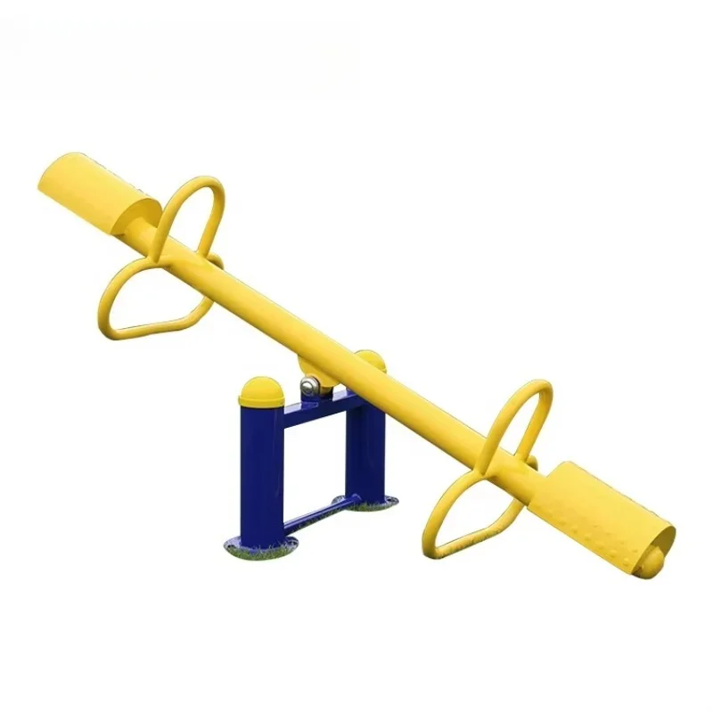 New Facilities Flower Kindergarten Outdoor Playground Equipment Cute Spring Rocking Horse Bilateral Seesaw