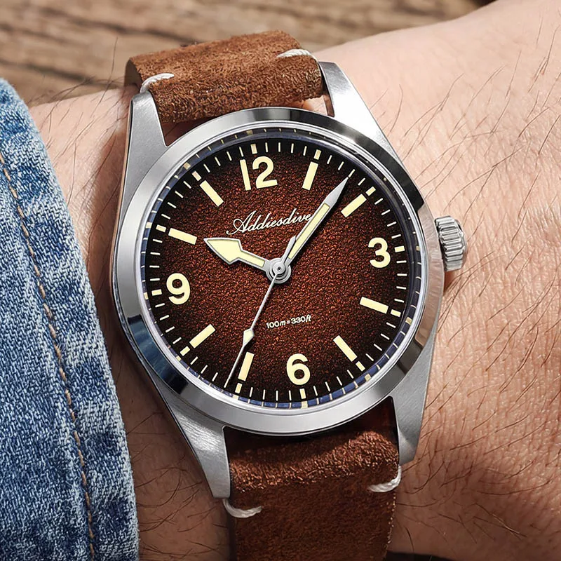 addiesdive-–-montre-a-quartz-de-luxe-pour-hommes-36mm-cadran-retro-a-texture-en-daim-verre-saphir-etanche-a-100m-montre-bracelet-en-cuir