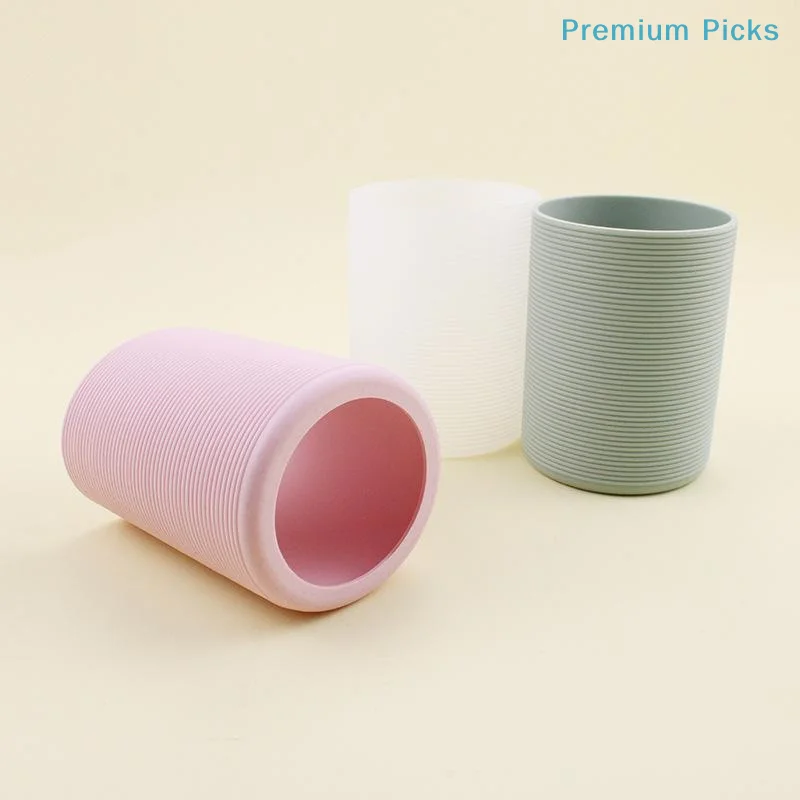 portable500ml 750ml Silicone Protective Water Bottle Sleeve Insulated Anti Slip Cover for Sports Camping Travel