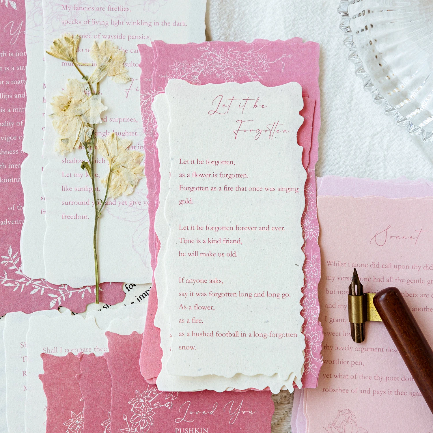 30pcs Retro Material Message Decorative Paper DIY Scrapbook Art Collage Junk Journal Planner Aesthetic Background Craft Paper
