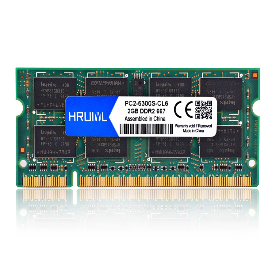 Imagem -02 - Memória Ram para Laptop 1gb 2gb 4gb Ddr2 667 Mhz Pc25300 Sodimm 2gb 667 Mhz