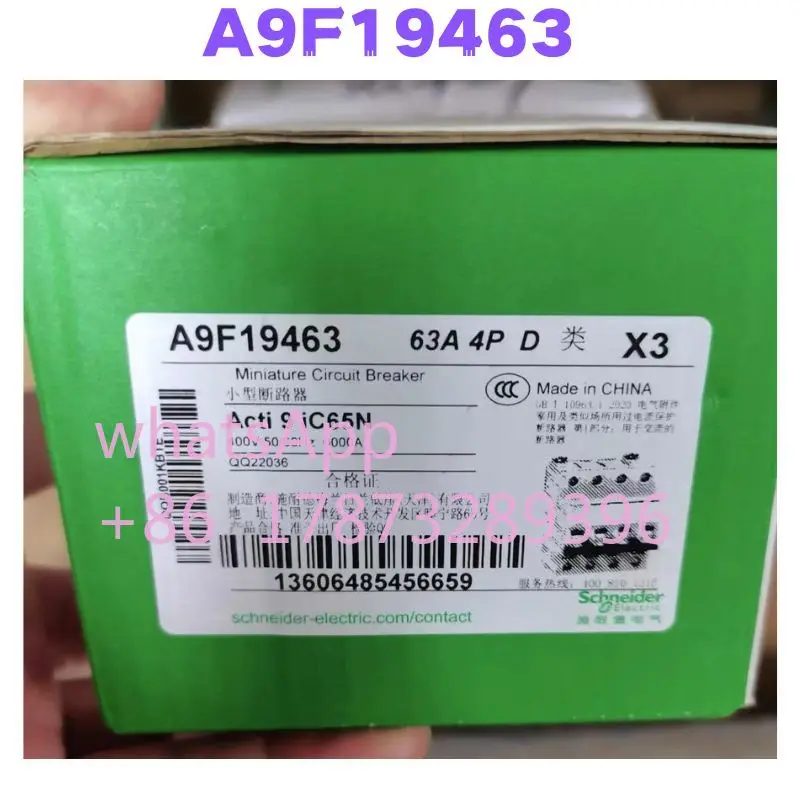 

Brand New A9F19463 63A 4P Circuit Breaker