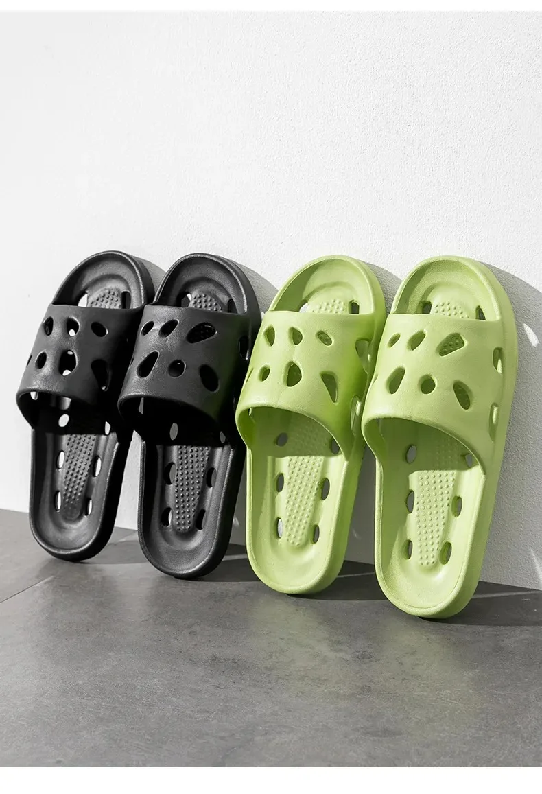 Badezimmer Haus Käse Hausschuhe Leichte Wasser Undichte Strand Flip Flop Rutschfeste Pool Schwimmen Aqua Schuhe – Detail 9