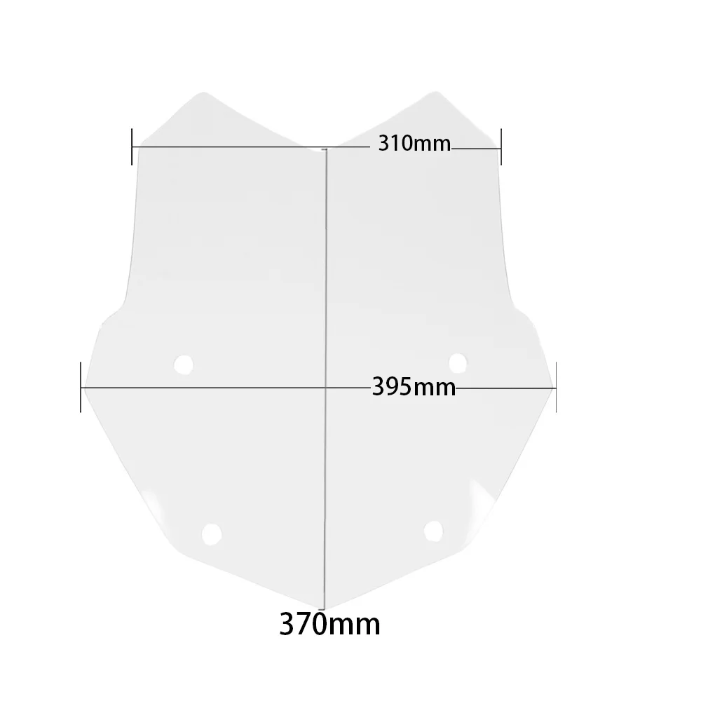 Motorfiets R1200GS R1250GS Voorruit Voorruit Voor BMW R1200GS LC ADV GS1250 Adventure Wind Shield Screen Protector 2014-2023 - afbeelding 1