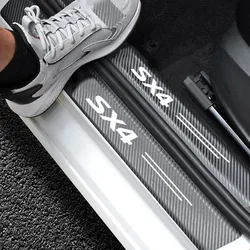 Car Sill Protector Decoration Sticker modelY Welcome Pedal Protection Strip for Suzuki SX4 Car Accessorie Rear Bumper Guard