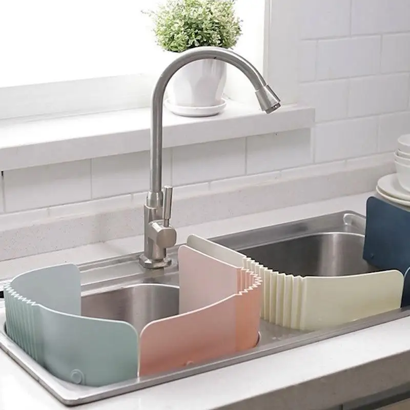 Foldable Splash Proof Waterproof Board Water Block Kitchen Sink Folding Water Blocking Board Household Sink Water Blocking Board