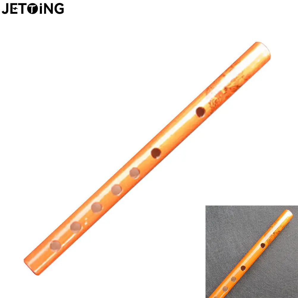 Chinese Traditional 6 Hole Bamboo Flute Clarinet Student Musical Instrument Wood Color