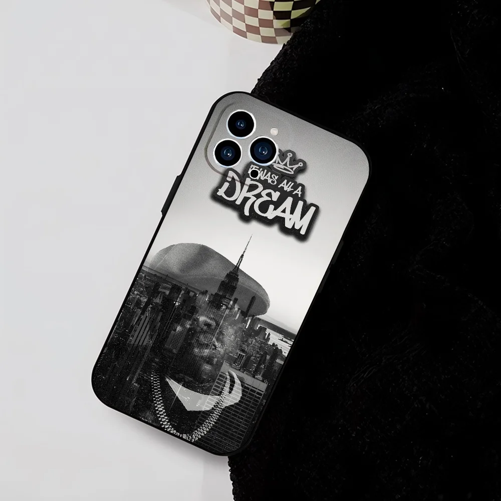 بيجي مغني الراب S-حافظة هاتف صغيرة سيليكون لينة آيفون 16 15 14 13 12 11 Plus Pro Max Plus