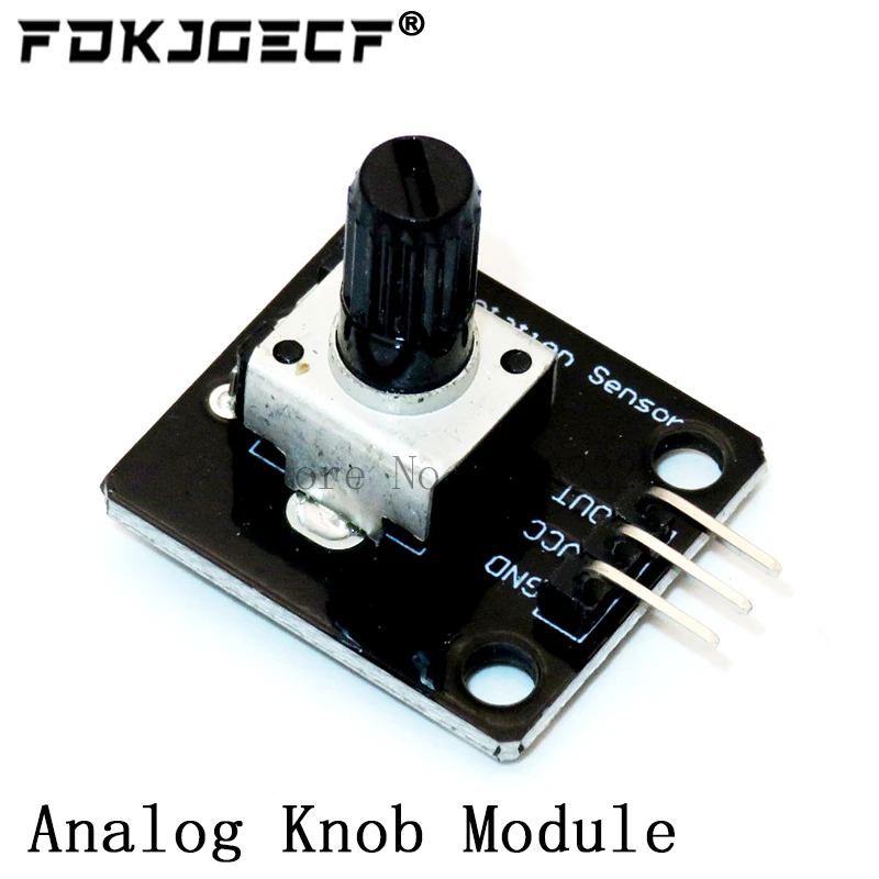 360 Degrees Rotary Encoder Module Rotary Potentiometer Analog Knob Module for Arduino KY-040 RV09 Rotary Encoder EC11 Knob Cap