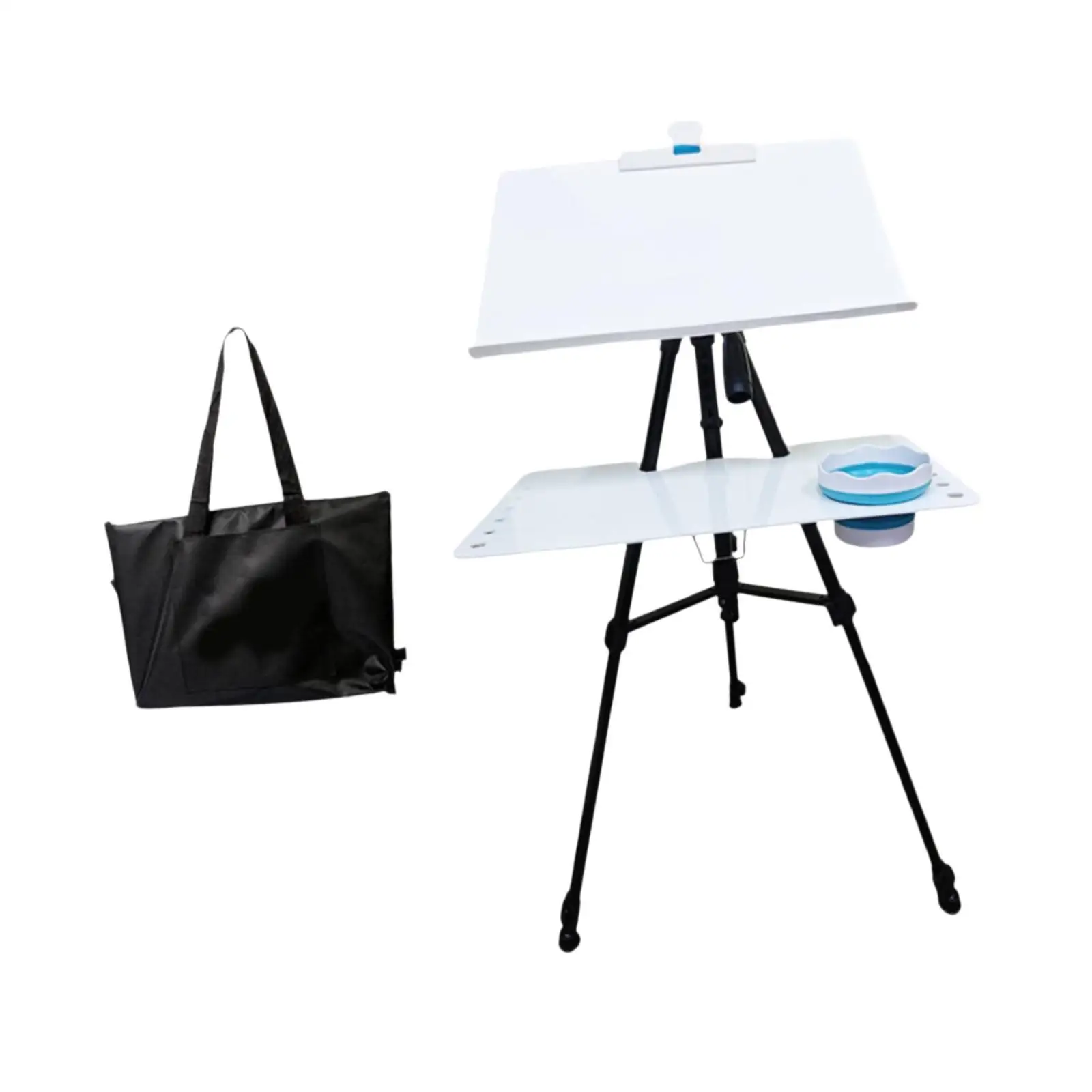 metal-easel-and-drawing-board-set-multifunctional-stable-display-easel-stand