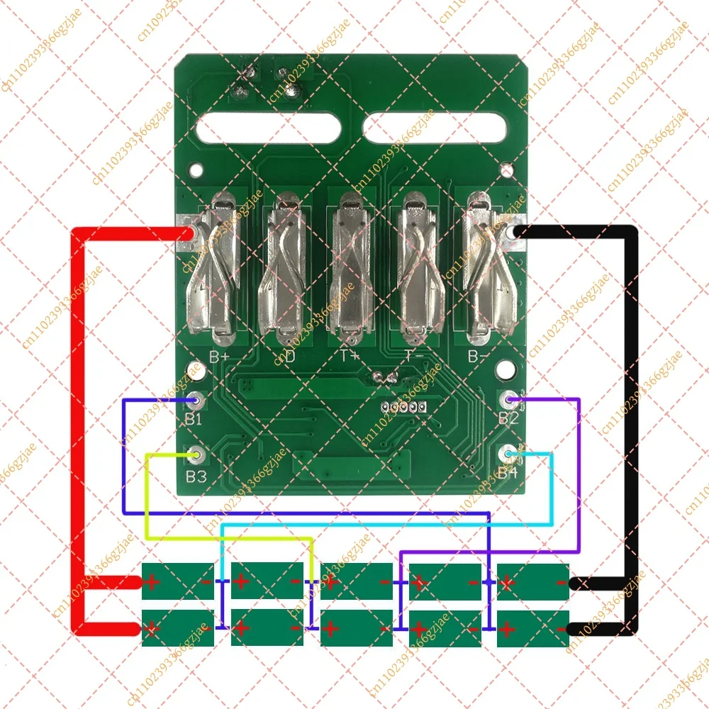 FY Quality Charging Protection Circuit Board PCB Board for Metabo 18V Lithium Battery Rack(1 Pcs)