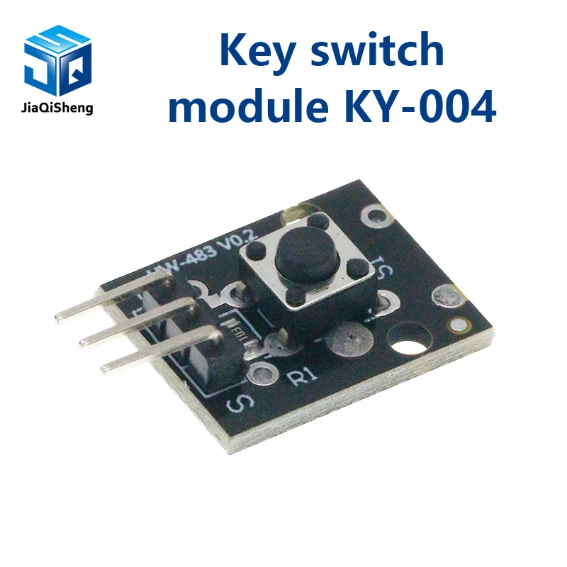 KY-004 3pin Button Key Switch Sensor Module for Arduino Diy Starter Kit 6*6*5mm 6x6x5mm KY004