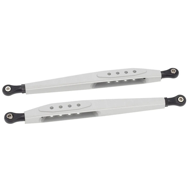 2 pçs metal traseiro trilha braço balanço ligação haste puxar haste para axial rbx10 ryft 1/10 rc rastreador peças de atualização