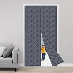 Autumn and Winter Windproof and Cold Resistant Air Conditioning Insulation Curtains Oxford Cloth Door Curtains in Winter