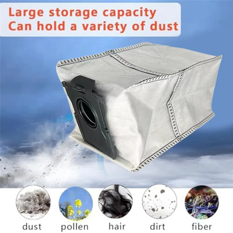 أجزاء كيس الغبار A21F لـ Dreame Bot S10s Pro/S10/X30pro Ultra/X30 Pro Plus/X40 Pro/X40 Ultra أكياس القمامة للمكنسة الكهربائية #6
