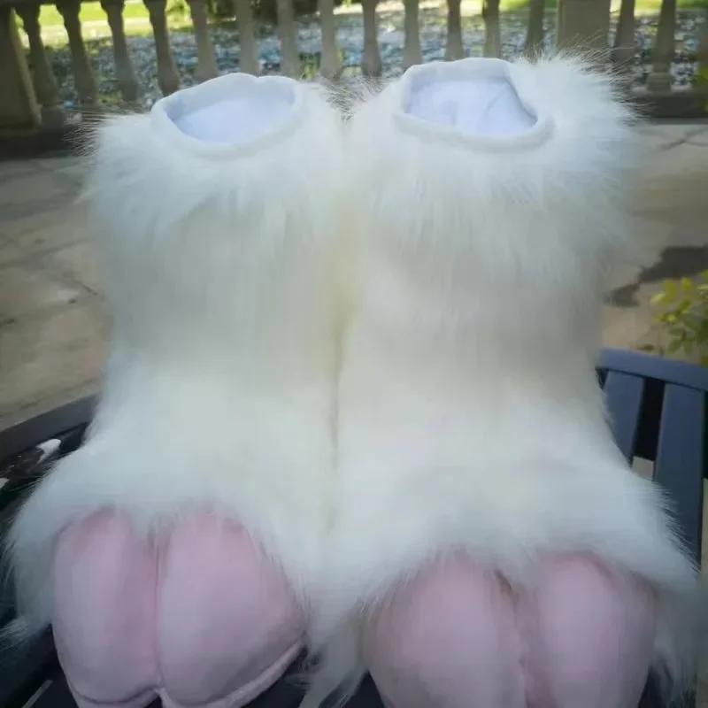 

Fursuit Sheep Shoes Furry Boots Cosplay Animal Shoes Cat Prop Beast Claw Shoes