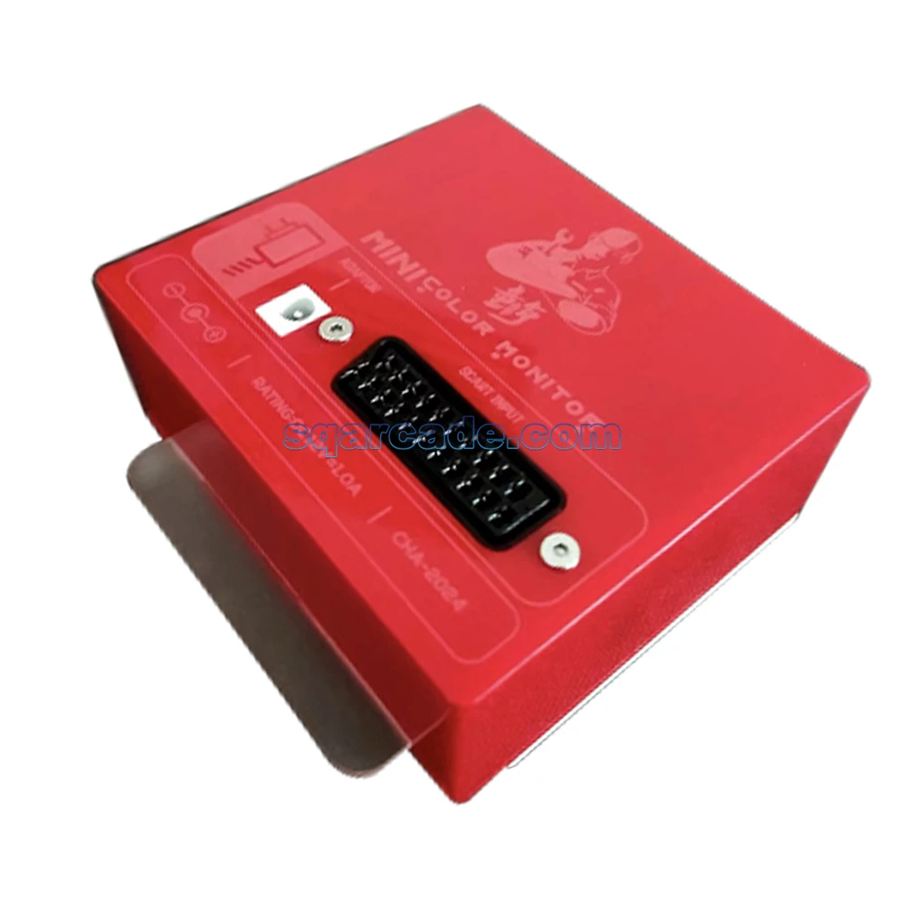 4-Inch Small Color Monitor with Low Resolution Screen RGBS Input Interface for PS-2 Retro Game Consoles Coin Operated Games