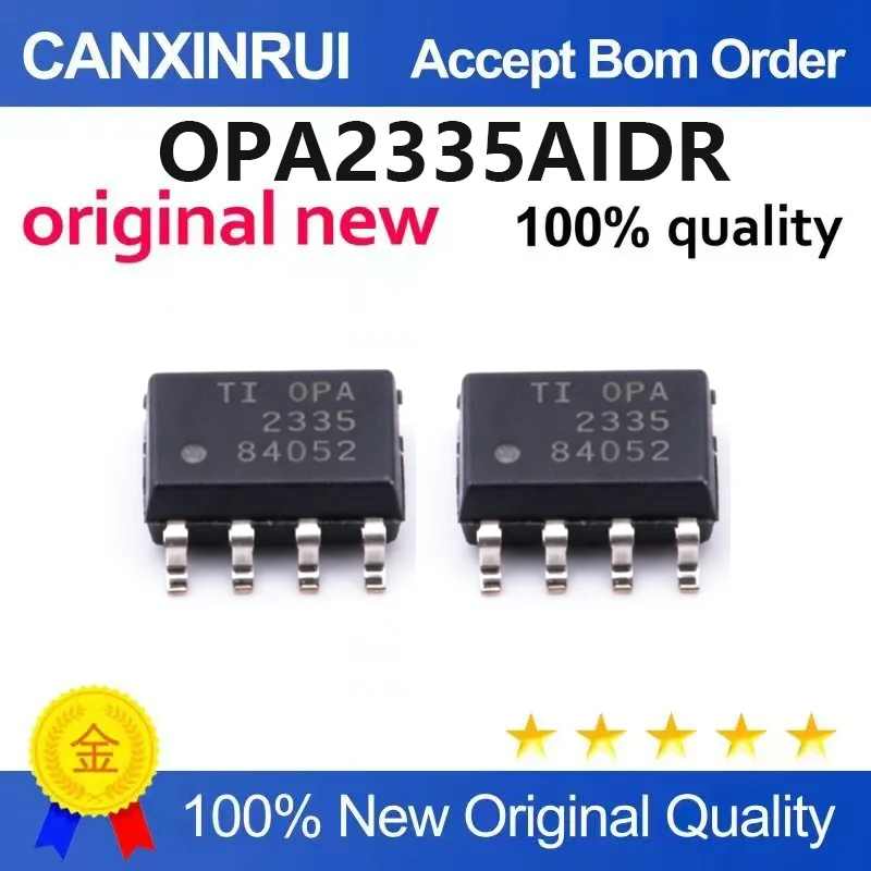 (5pcs-100pcs)Brand new original OPA2335AIDR silk screen OPA2335 package SOIC-8 operational amplifier with zero drift