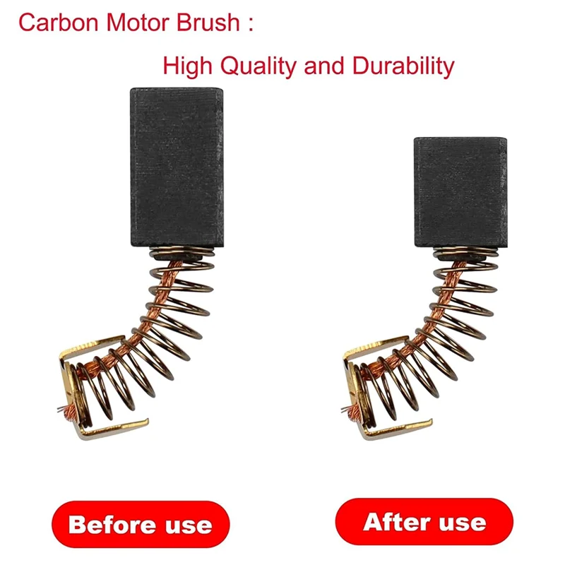 

ABLA-Carbon Motor Brush Replace 089006017092 Fits For Ridgid Ryobi Tile/Miter Saw Motor Brush R4040 TS1344 TS1345