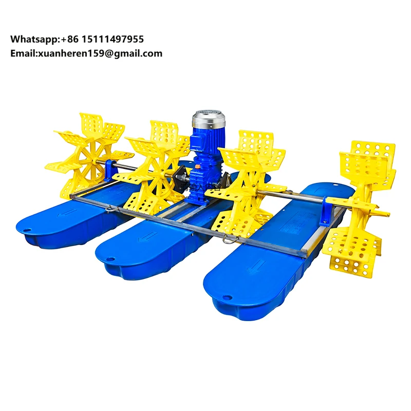 

Fish Pond Aerator Paddle Wheel Aerator Floating Boat Long-arm-paddle-wheel-aerator for Fish Shrimp Pond