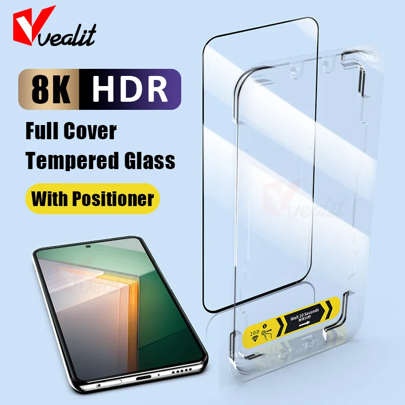 Full Cover Tempered Glass For Vivo IQOO Neo 9 8 7 Pro 12 11 Y35 Y33 Y77 Y73s Y72 Y55 Y53 G2 V29e V27e Y36 Y27S Screen Protector