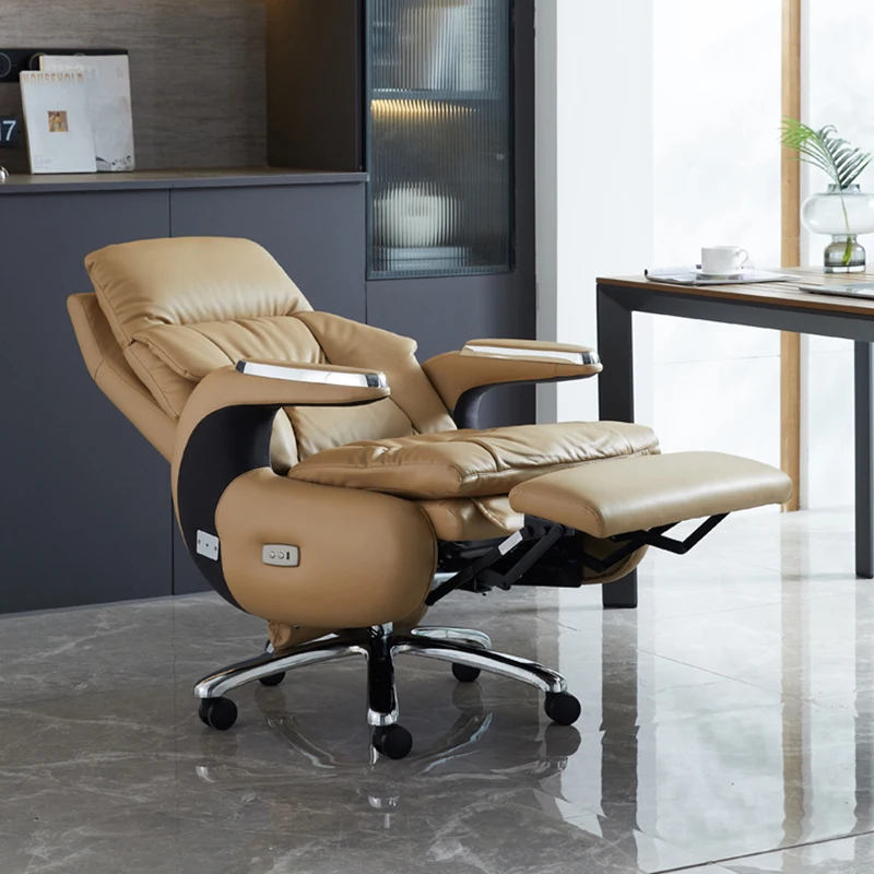 Boss Modern Office Chair Leather Gaming Back Support Headrest Office Chair Computer Arm Cadeiras De Escritorios Furniture