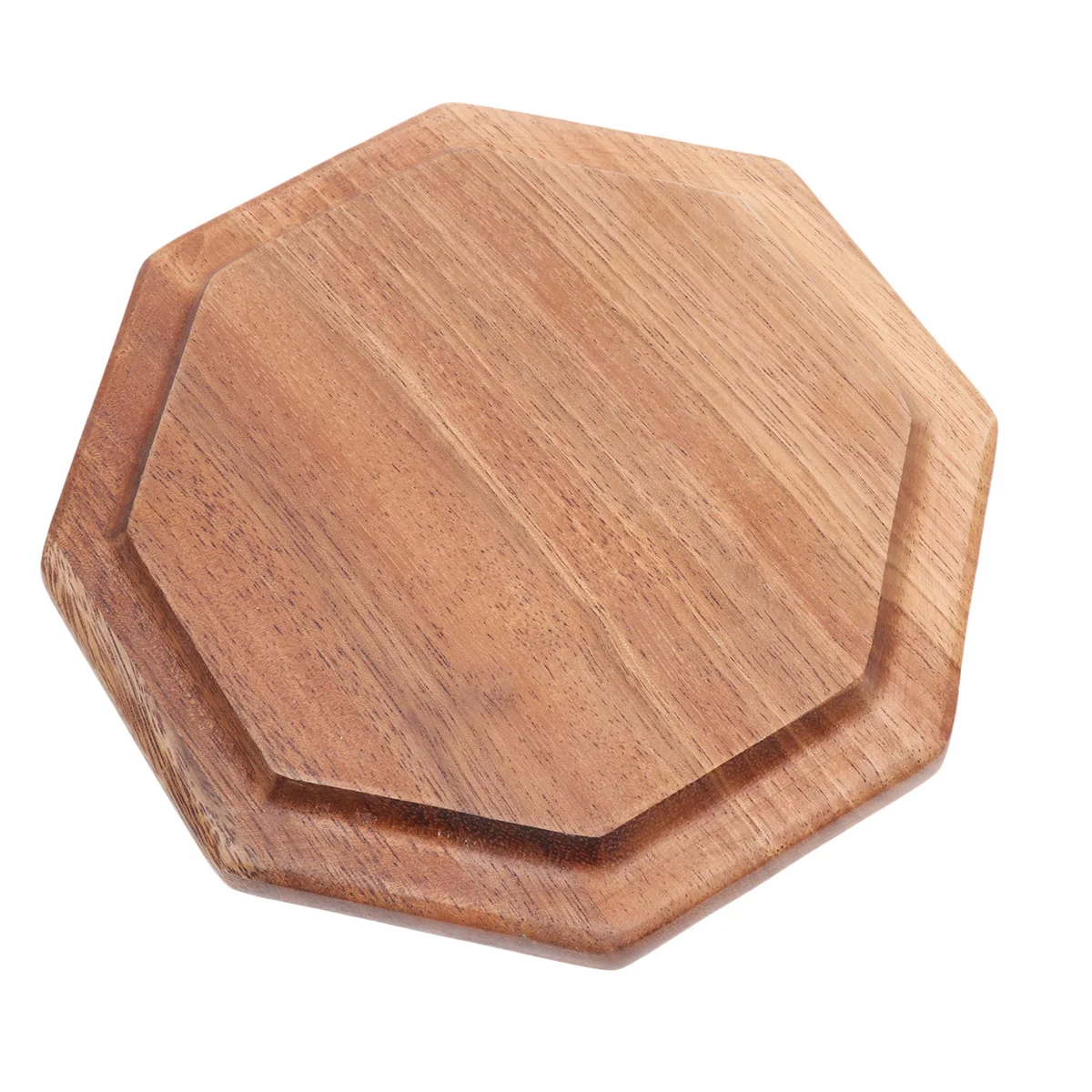 

Natural Octagon Wooden Tray 20Cm Unique Texture for Food Drinks Fruits Perfect for Parties Weddings Events Wooden Tray