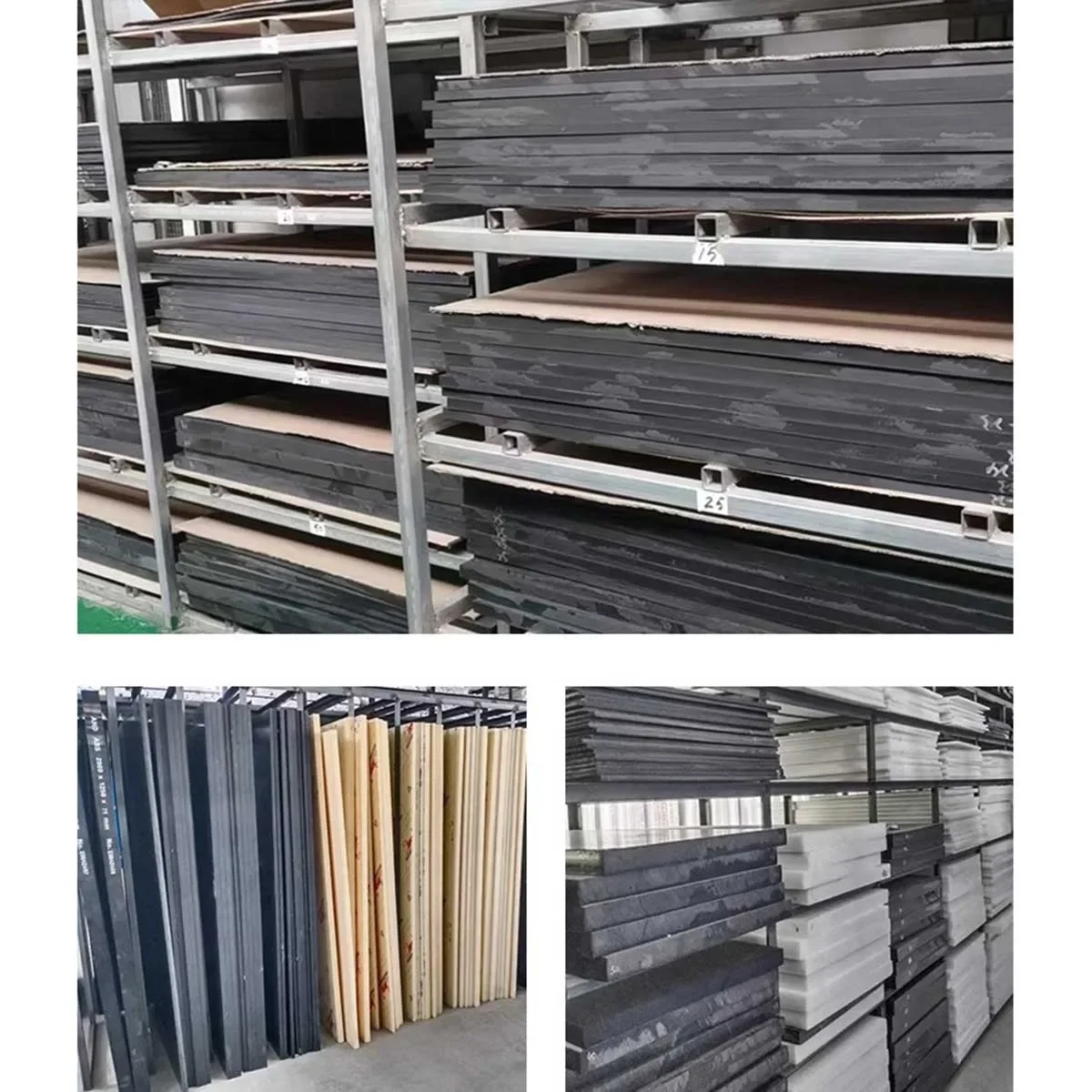 Thickness 1-30mm HDPE Board Wear Resistant Black PE Plate Polyethylene Pad Handmade Model Plastic Board